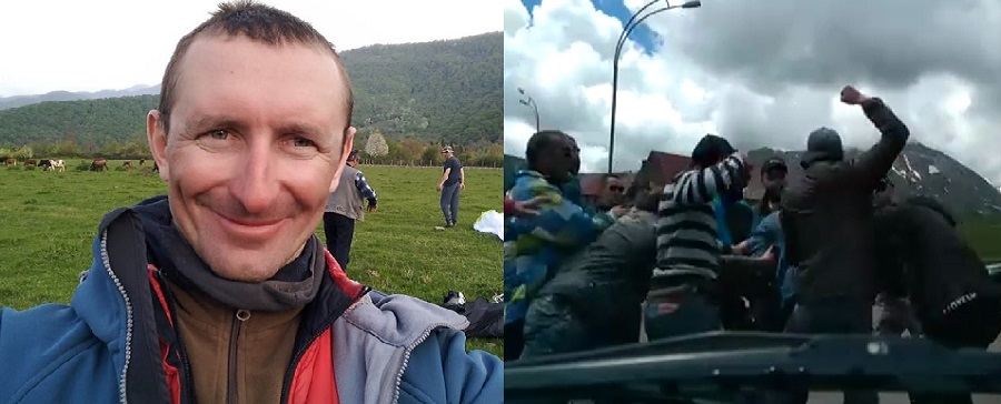 В Гудаури избили российского парапланериста (видео)