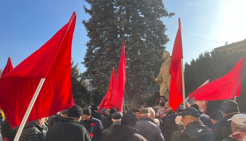 В грузинском городе Гори – на родине Иосифа Сталина – отметили 145-летие советского вождя